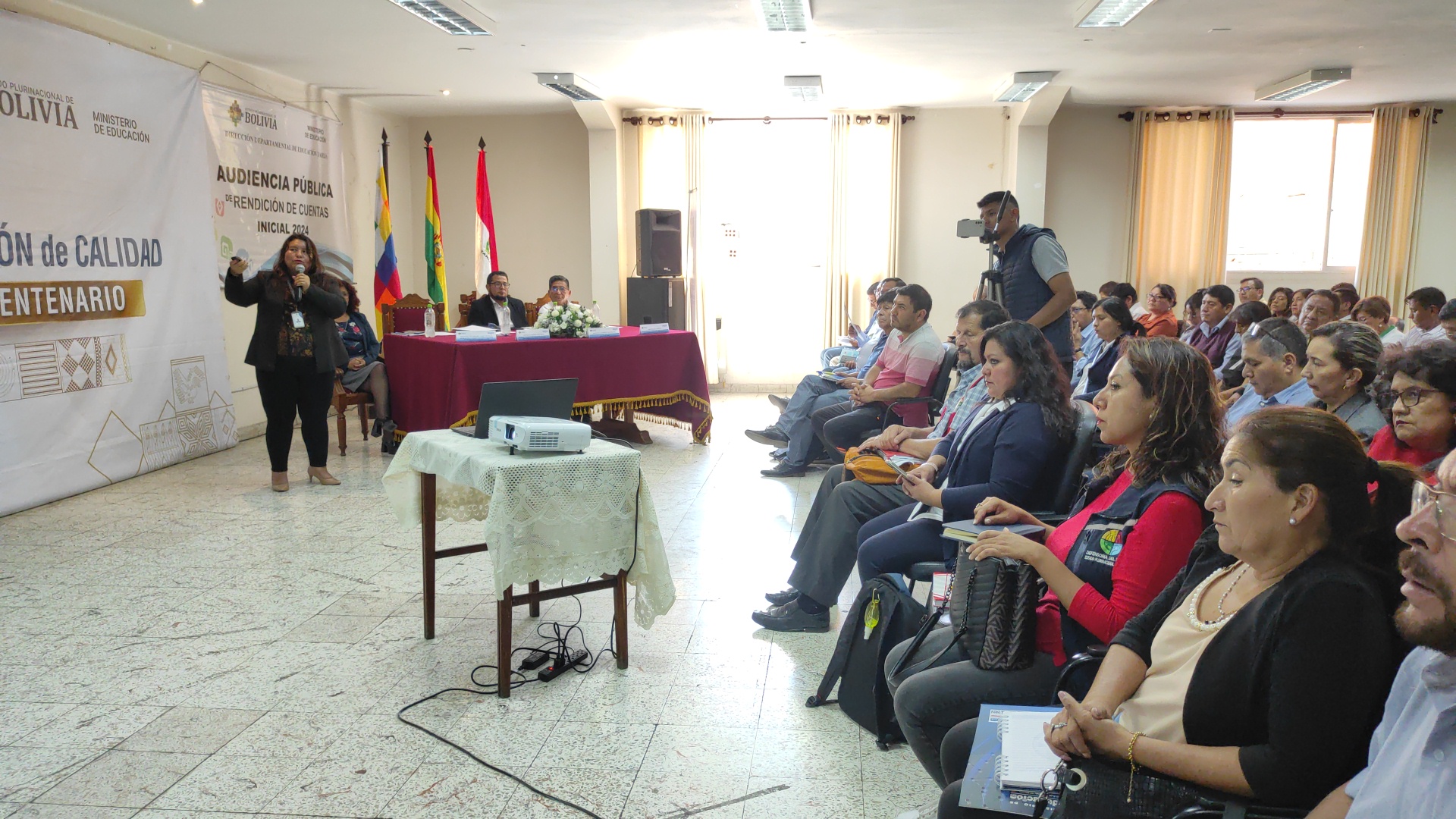 La Defensoría del Pueblo participa en Rendición de Cuentas Inicial del ámbito educativo en Tarija