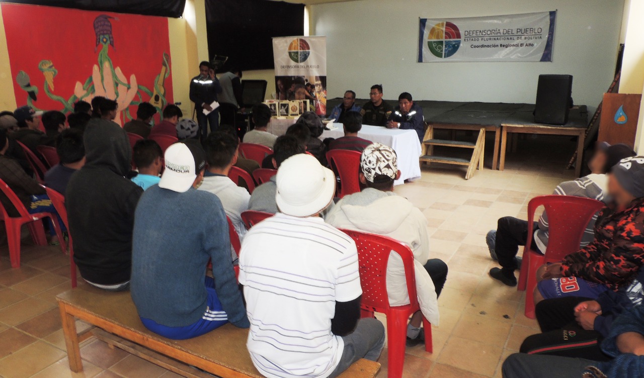 Jóvenes del Centro de Rehabilitación Qalauma se suman al programa piloto “Libros por Rejas”