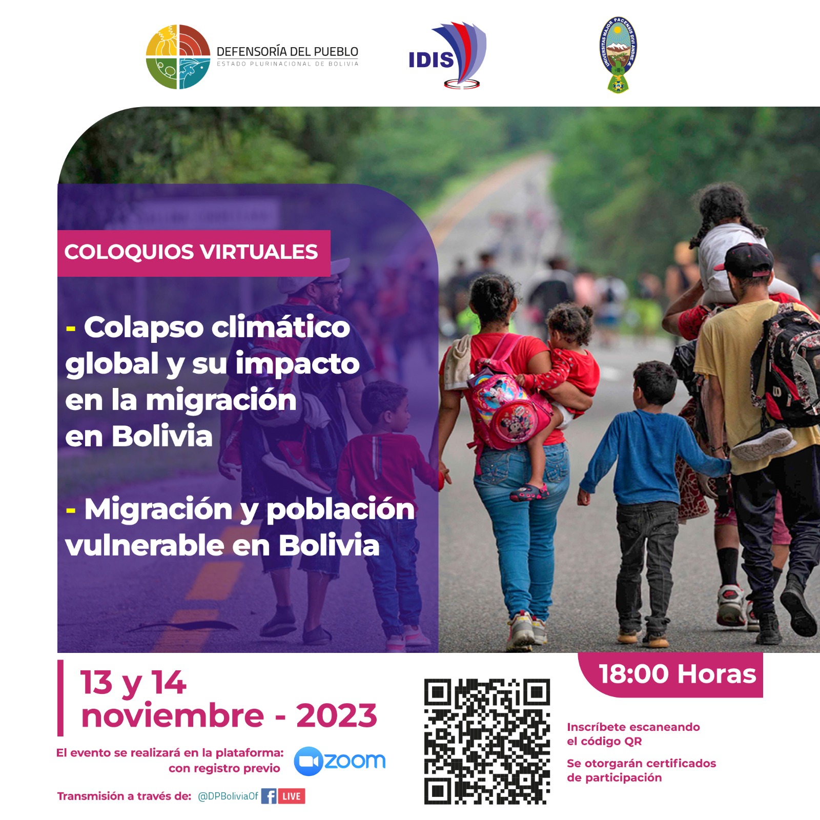 COLOQUIOS: MIGRACIÓN Y MIGRANTES