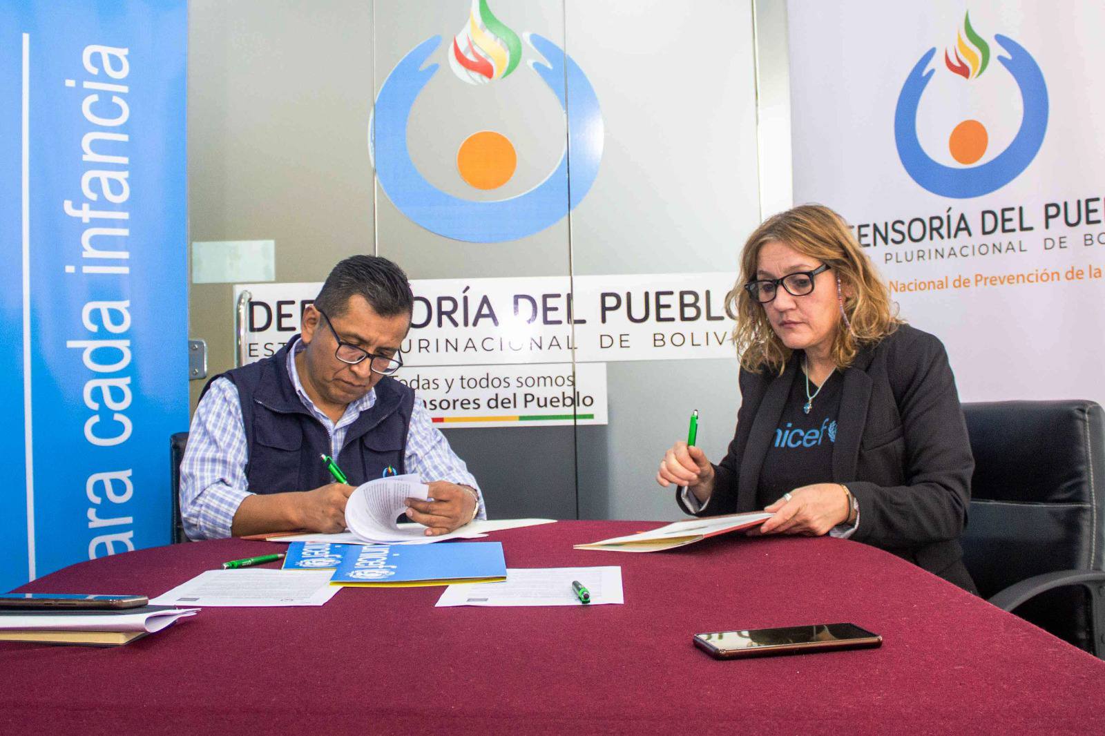 DERECHO A VIVIR EN FAMILIA Y MOVILIDAD HUMANA SERÁN EL CENTRO DE UN NUEVO ACUERDO ENTRE UNICEF Y LA DEFENSORÍA DEL PUEBLO