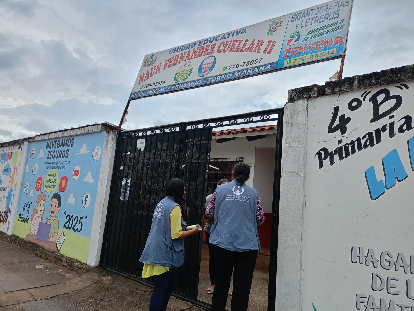 DEFENSORÍA DEL PUEBLO REGISTRO 16 CASOS DURANTE EL PRIMER DIA DE INSCRIPCIONES ESCOLARES EN SANTA CRUZ