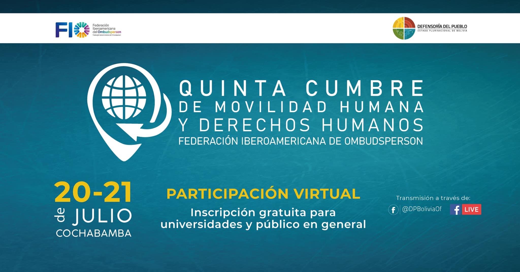 Cumbre de Movilidad Humana buscará generar mecanismos de incidencia en defensa de los DD.HH.