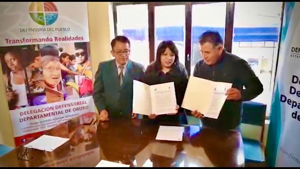 LA FEDERACIÓN DEPARTAMENTAL DE JUNTAS VECINALES DE ORURO SERÁ UN PROMOTOR Y DEFENSOR DE LOS DERECHOS HUMANOS