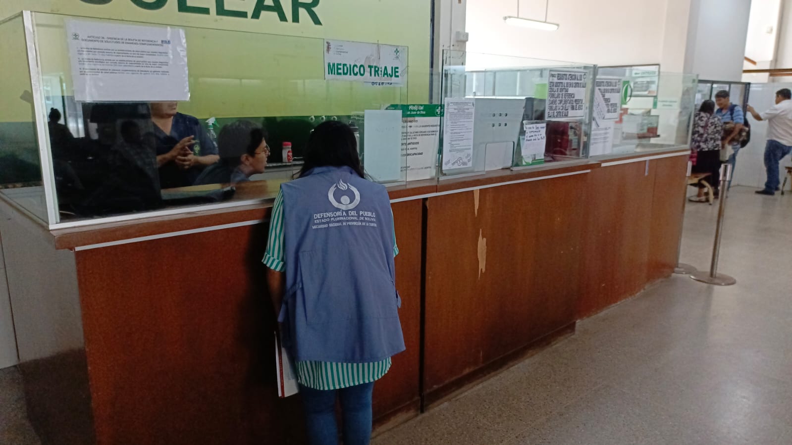 DEFENSORÍA DEL PUEBLO: VERIFICATIVO EVIDENCIA PERJUICIO A PACIENTES QUE BUSCAN CONSULTA EXTERNA