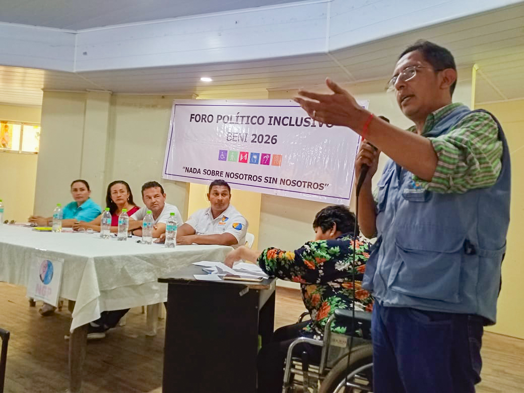 DEFENSORÍA DEL PUEBLO PARTICIPA EN FORO POLÍTICO INCLUSIVO EN RESGUARDO DE LOS DERECHOS POLÍTICOS DE PERSONAS CON DISCAPACIDAD EN TRINIDAD