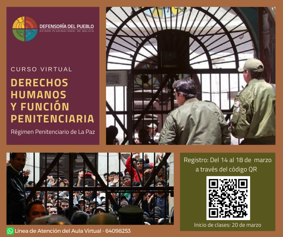 DERECHOS HUMANOS Y FUNCIÓN PENITENCIARIA (V3) - Régimen Penitenciario de La Paz