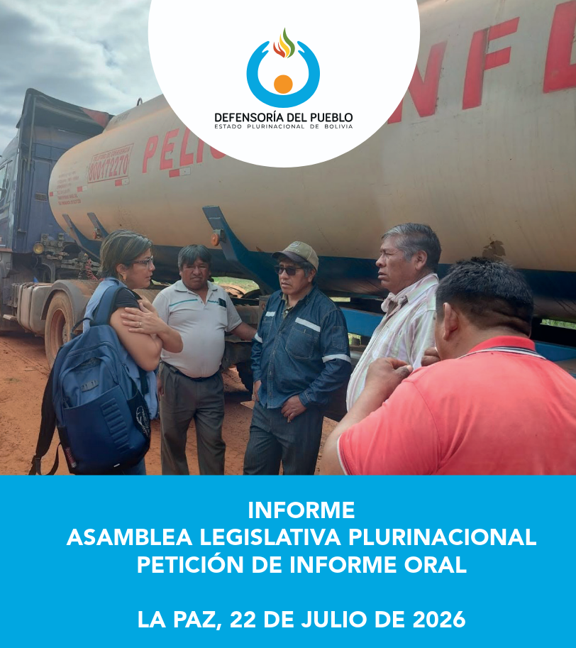 Informe Asamblea Legislativa Plurinacional Petición de Informe Oral