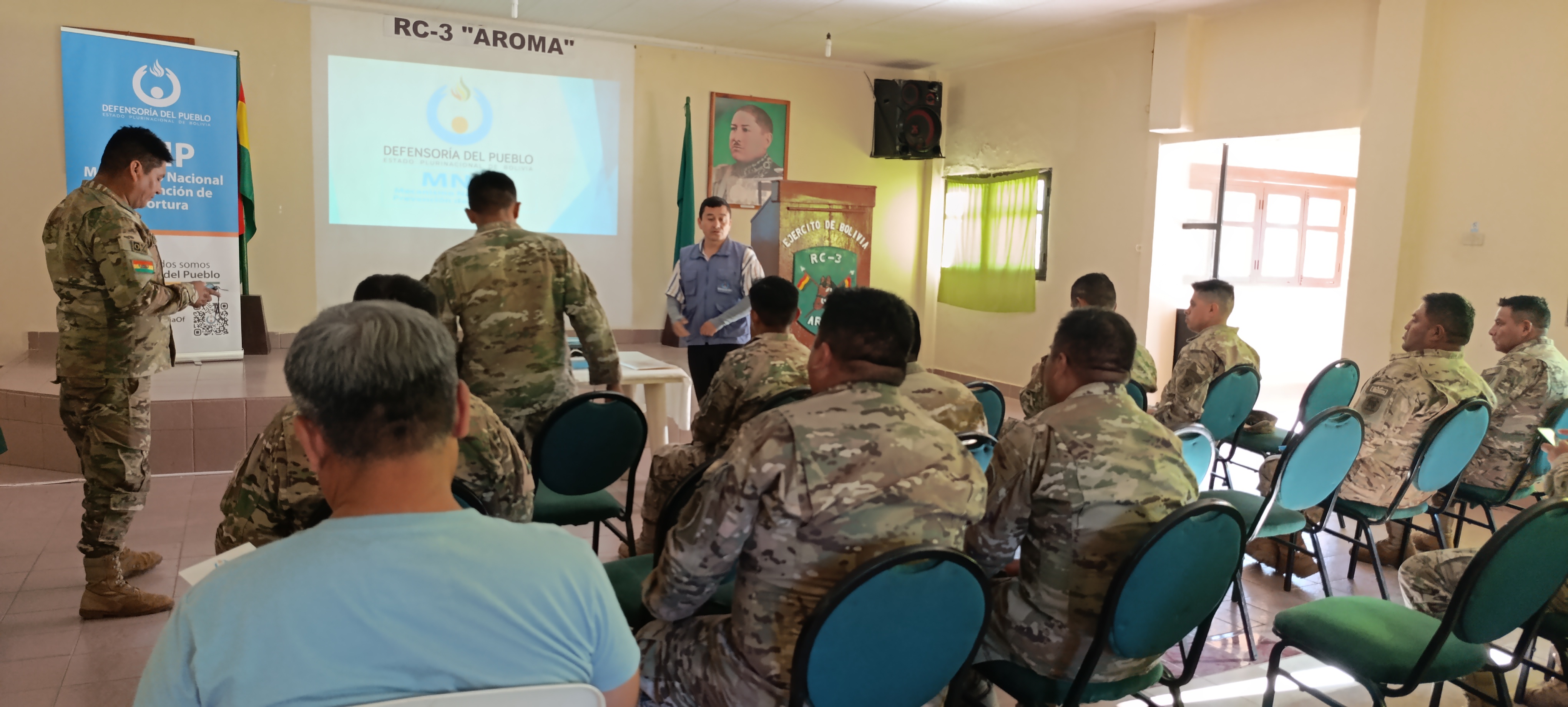 YACUIBA: DEFENSORÍA DEL PUEBLO CAPACITA A MILITARES EN PREVENCIÓN DE LA TORTURA Y MALOS TRATOS