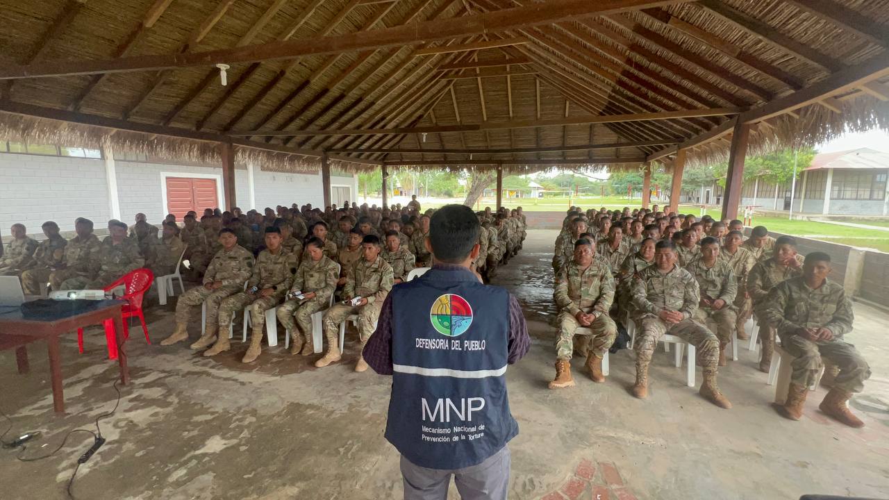 DELEGACIÓN DEFENSORIAL DEL BENI CAPACITÓ A SOLDADOS Y PERSONAL MILITAR DEL REGIMIENTO DE INFANTERIA 29 “CAP. LINO ECHEVERRÍA” DE TRINIDAD