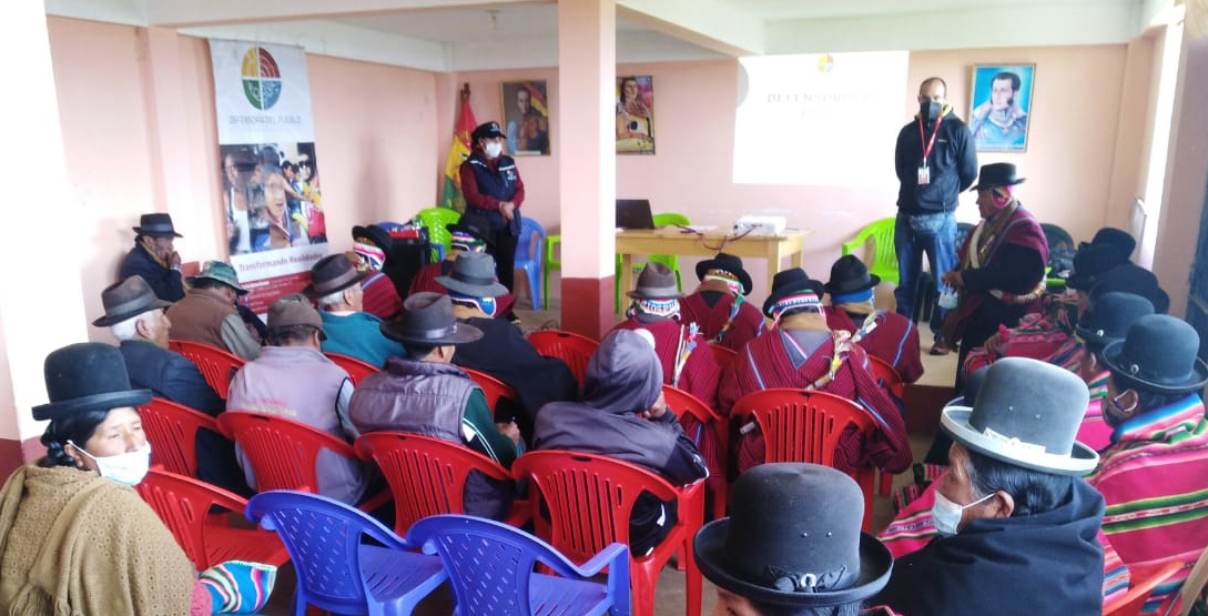 Defensoría del Pueblo inicia jornadas de socialización de Derechos Humanos en el Municipio Desaguadero