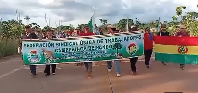 Defensor del Pueblo exhorta a diálogo urgente con sectores campesinos movilizados en Pando ante conflictividad por proyecto de Ley N° 157