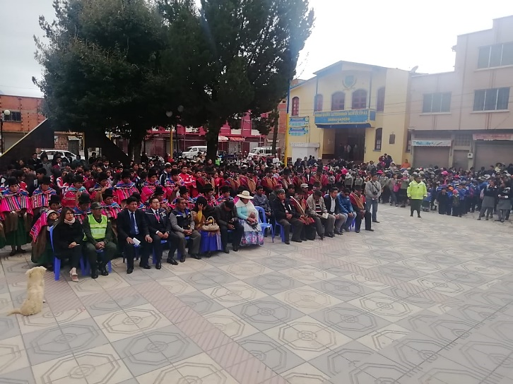 COORDINACIÓN REGIONAL DE DESAGUADERO DE LA DEFENSORÍA DEL PUEBLO PARTICIPÓ EN LA INAUGURACIÓN DEL AÑO ESCOLAR 2020