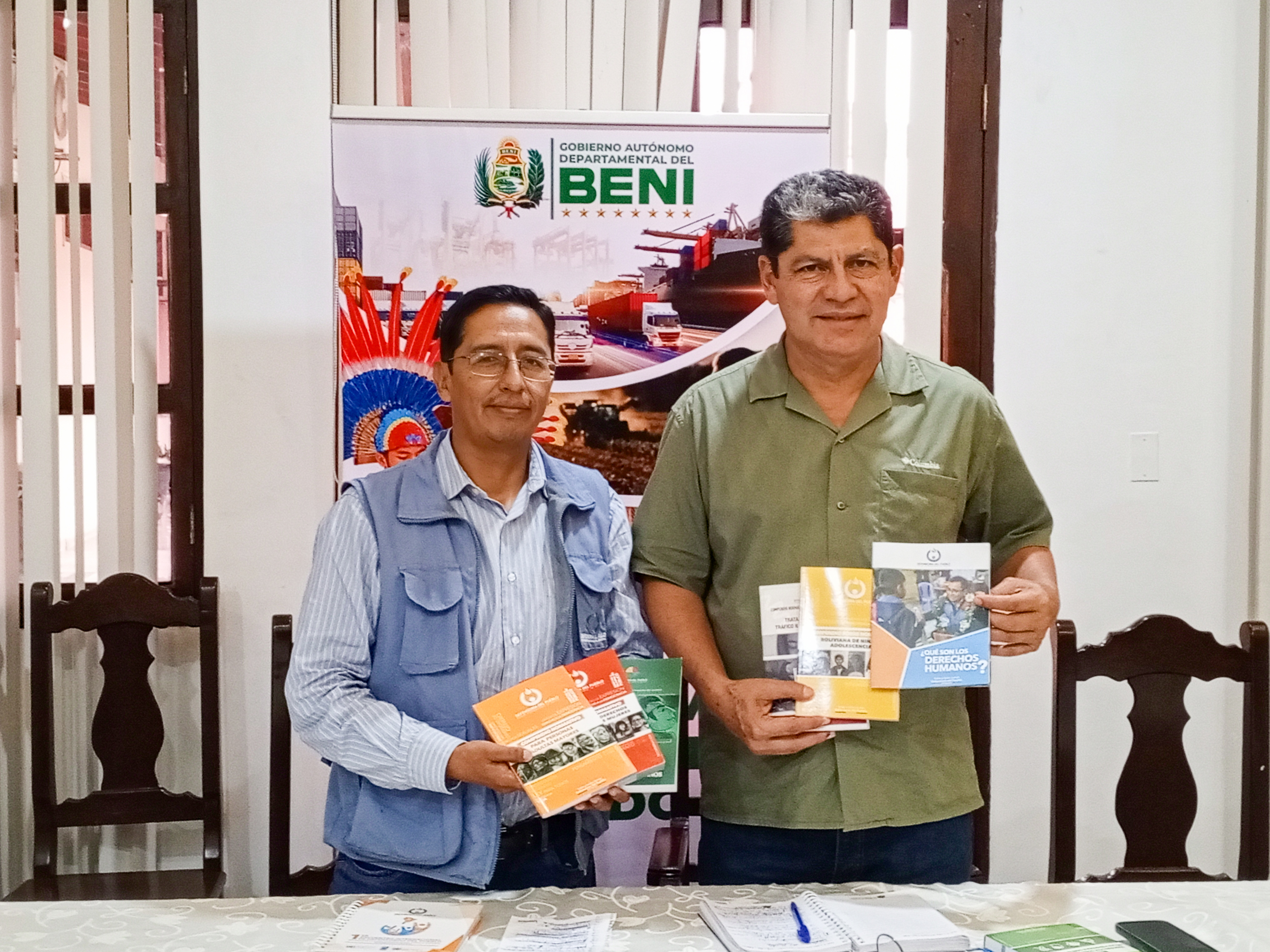 DEFENSORÍA DEL PUEBLO Y GOBERNACIÓN DEL BENI FORTALECEN COORDINACIÓN INTERINSTITUCIONAL EN FAVOR DE POBLACIONES EN SITUACIÓN DE VULNERABILIDAD