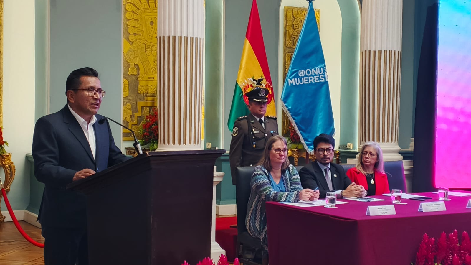 Defensor del Pueblo destaca la labor y el apoyo de ONU Mujeres para fortalecer derechos de las mujeres en Bolivia