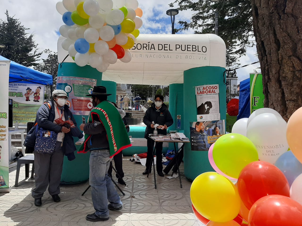 EN POTOSÍ DEFENSORÍA DEL PUEBLO CELEBRA LA DECLARACIÓN UNIVERSAL DE DERECHOS HUMANOS CON FERIA Y ENCUENTRO DE POBLACIONES VULNERABLES