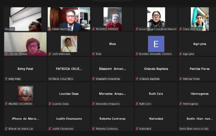Defensoría del Pueblo participa del taller virtual “Derechos del Adulto Mayor en tiempos de pandemia”