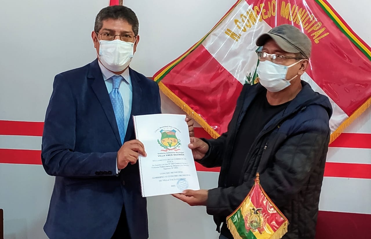 Villa Vaca Guzmán aprueba normativa para la prevención y sanción del acoso y violencia política hacia las mujeres propuesta por la Defensoría del Pueblo