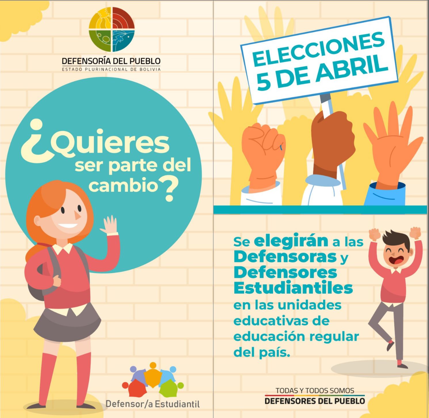 CONOCE QUÉ SON Y CÓMO SE ELIGEN LOS DEFENSORES ESTUDIANTILES