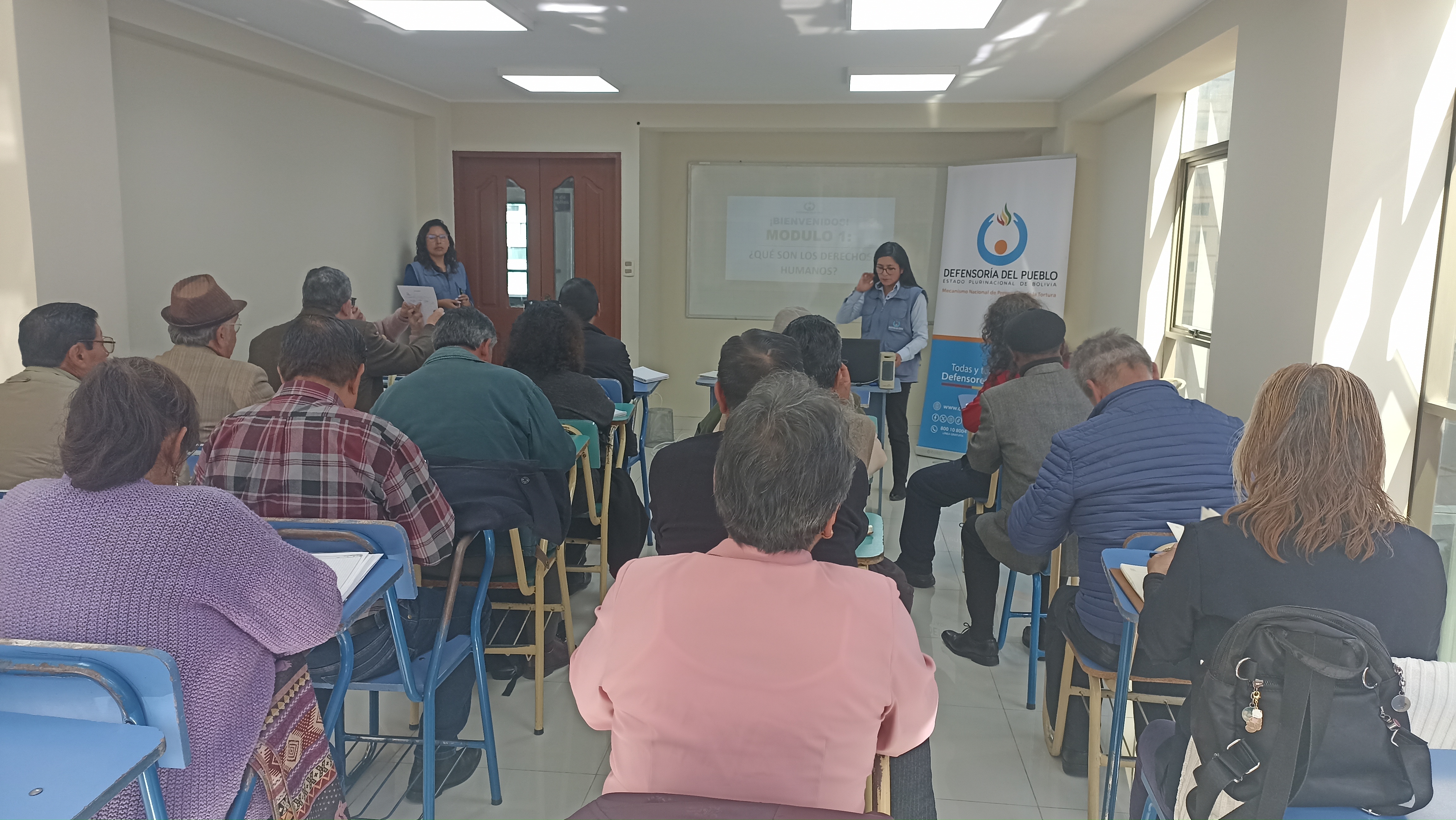 LA PAZ: DEFENSORÍA DEL PUEBLO INICIA LA SEGUNDA VERSIÓN DEL PROGRAMA DE FORMACIÓN PARA PERSONAS ADULTAS MAYORES COMO PROMOTORES DE DERECHOS HUMANOS