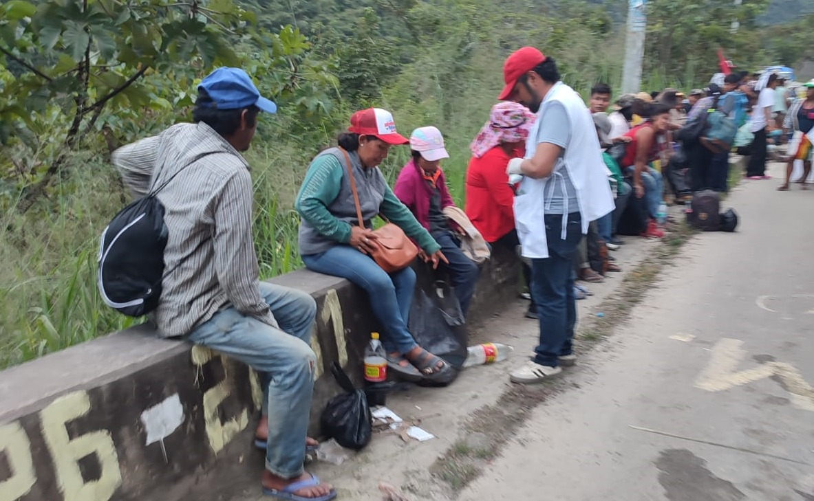 DEFENSOR DEL PUEBLO COORDINA ATENCIÓN MÉDICA Y PROMUEVE VÍA HUMANITARIA PARA PERSONAS MOVILIZADAS EN LA MARCHA DE TRABAJADORES CAMPESINOS Y PUEBLOS INDÍGENAS DE PANDO Y BENI