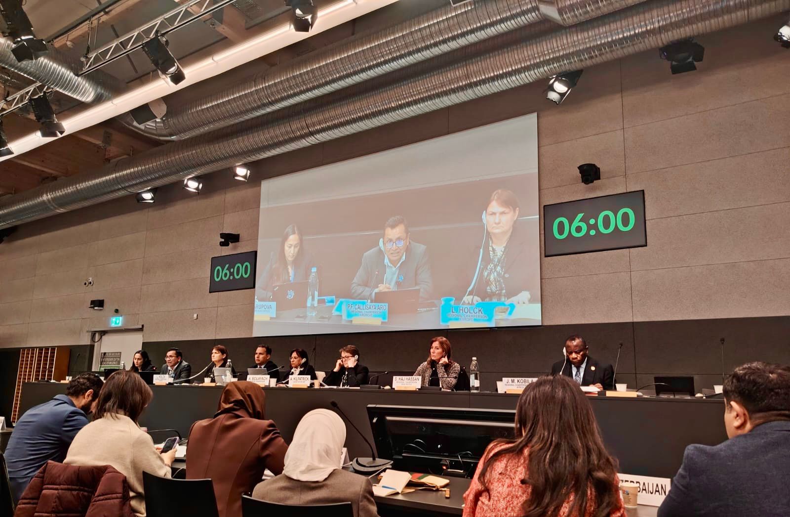 En encuentro global de INDH en Ginebra, Defensor del Pueblo alerta sobre ataques a la independencia y recortes que ponen en riesgo su funcionamiento