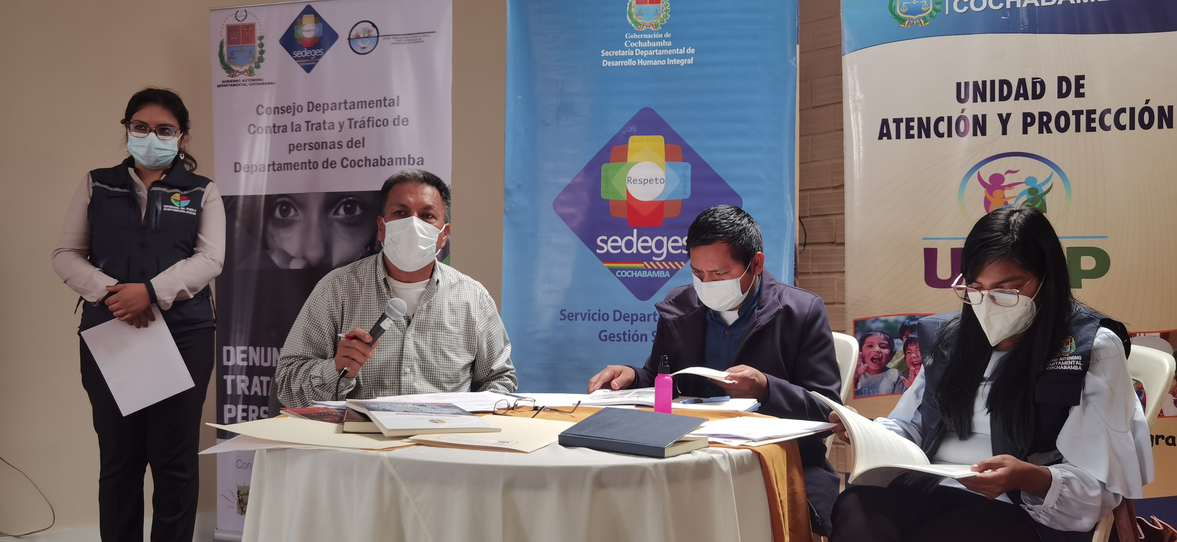 Defensoría del Pueblo socializa informe de cumplimiento de creación de centros de acogida para Víctimas de Trata y Tráfico de Personas en Cochabamba
