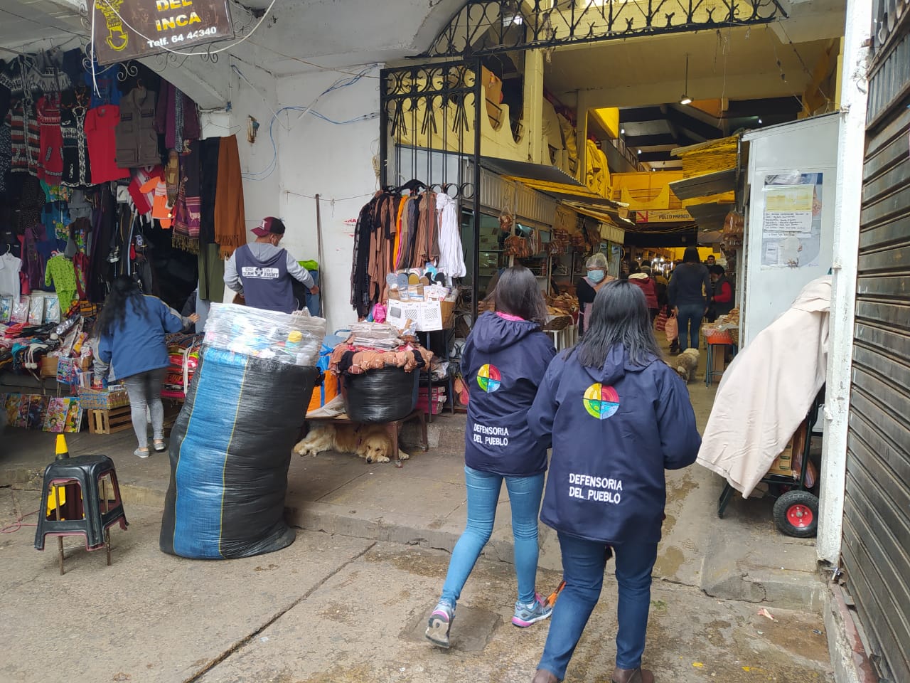 DEFENSORÍA DEL PUEBLO DEMANDA IMPLEMENTACIÓN DE MEDIDAS DE BIOSEGURIDAD EN LOS MERCADOS DE LA CIUDAD DE SUCRE