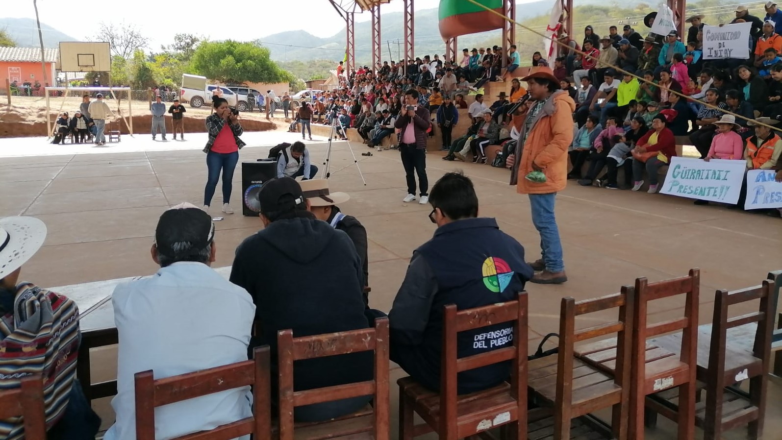 Defensoría del Pueblo exhorta a los guaraníes y campesinos del municipio de Huacaya a consolidar la autonomía indígena en el marco del respeto y la tolerancia