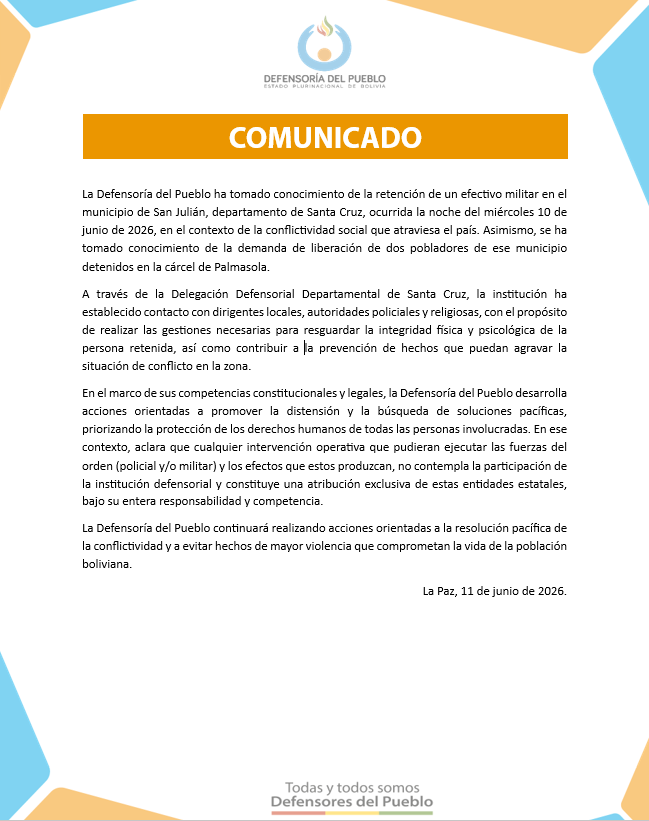 COMUNICADO 11-06-2026