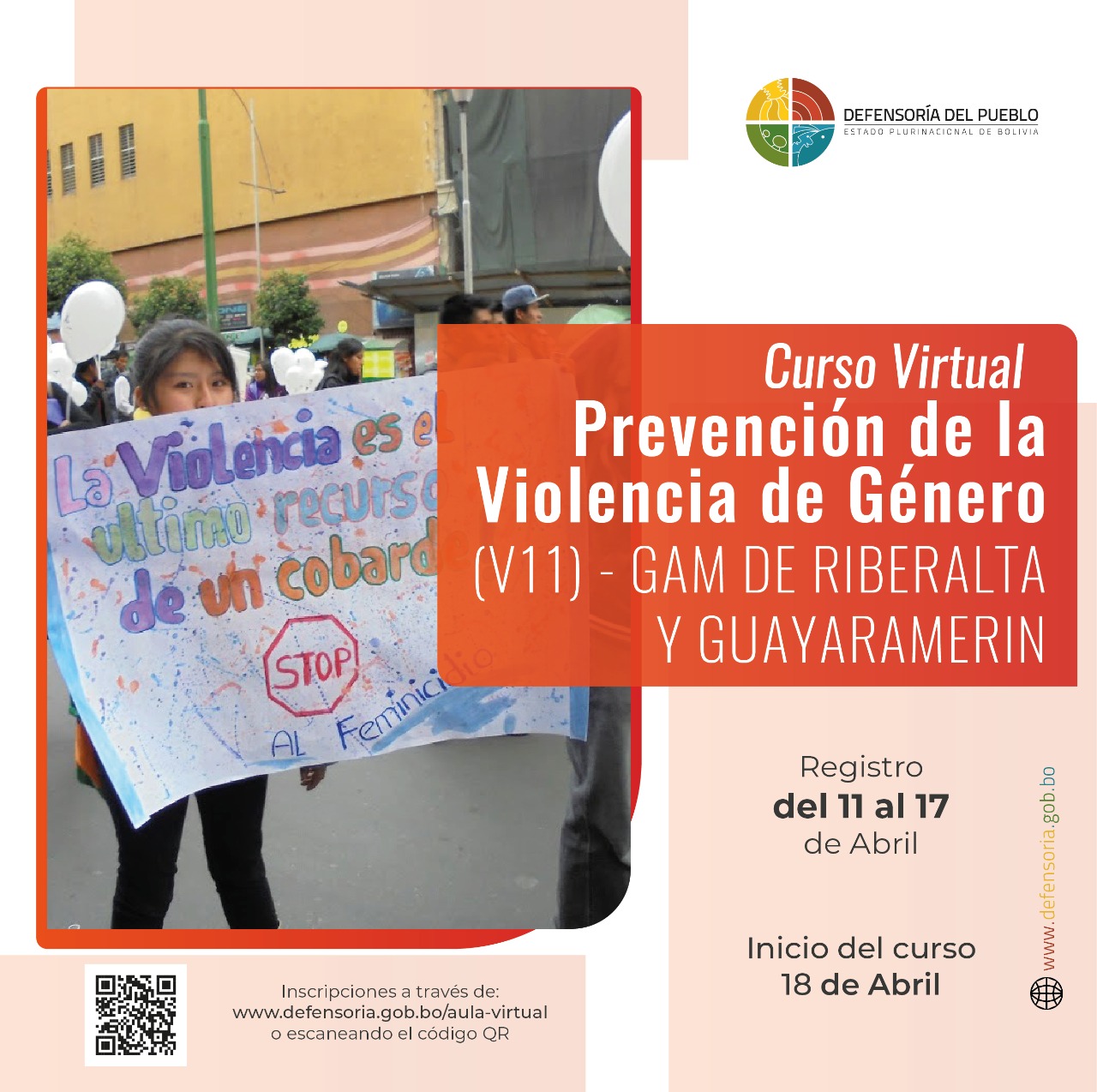 PREVENCIÓN DE LA VIOLENCIA DE GÉNERO (V11) - GAM DE RIBERALTA Y GUAYARAMERIN