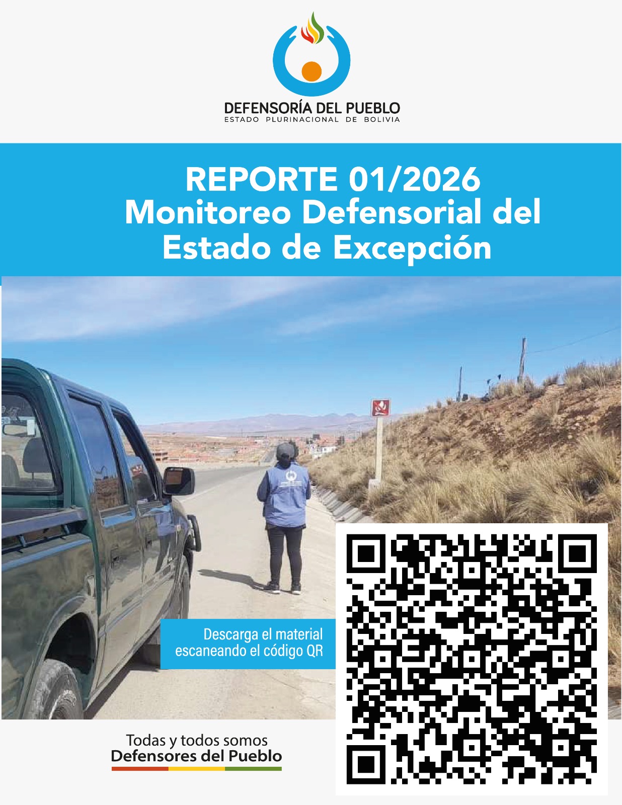 Defensor del Pueblo presenta primer reporte preliminar sobre el estado de excepción