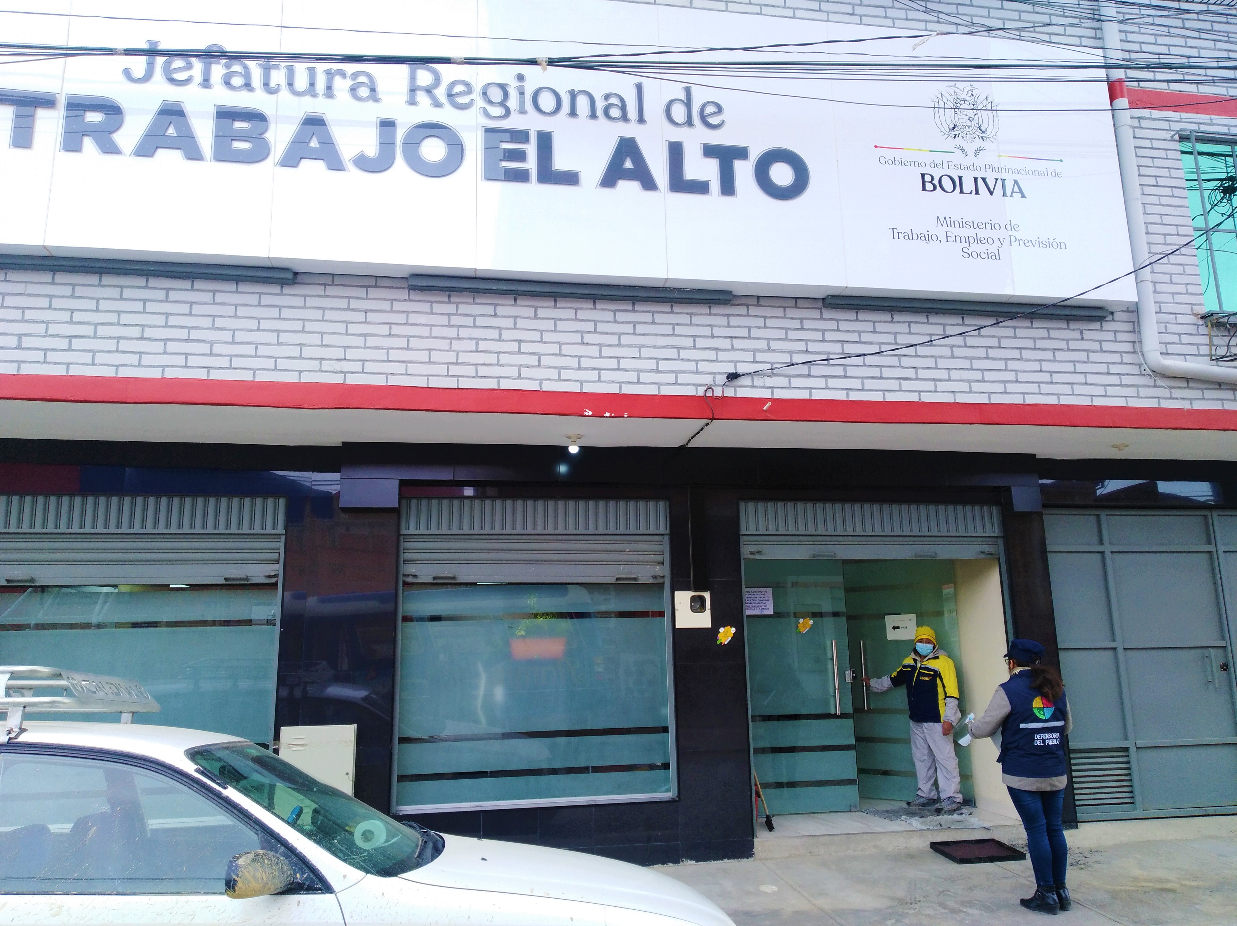 Defensoría del Pueblo realiza verificación defensorial en Inspectoría de Trabajo de la ciudad de El Alto