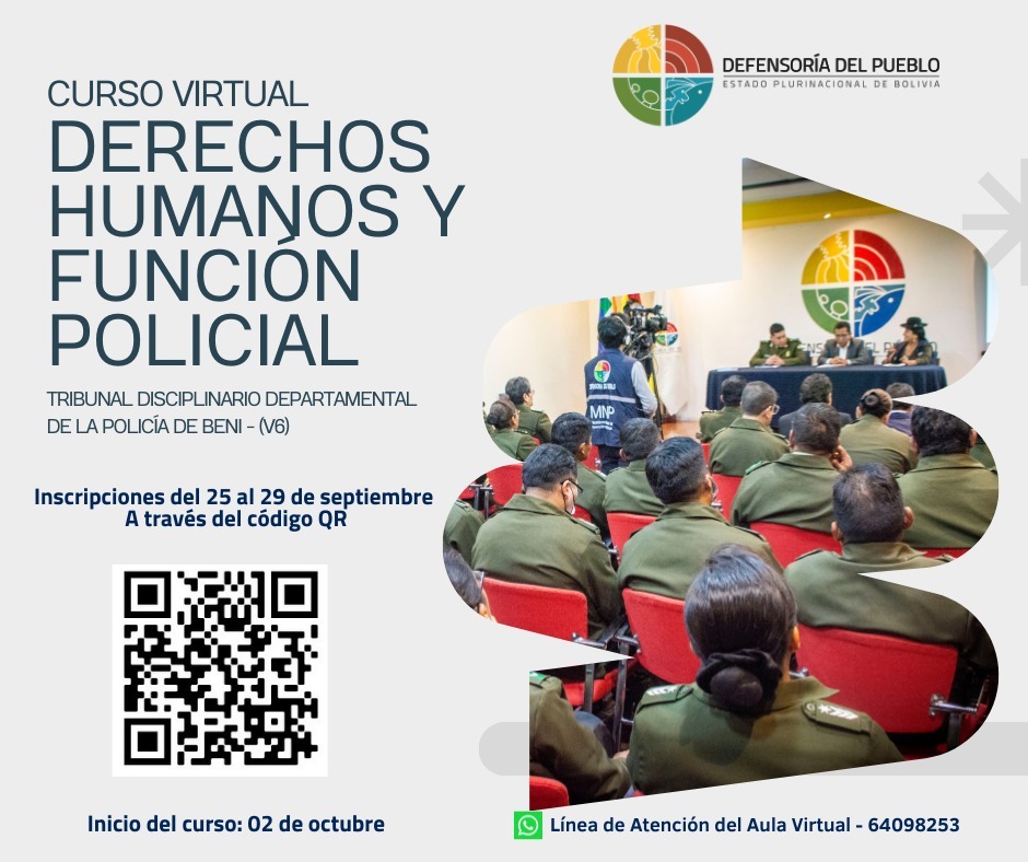 DERECHOS HUMANOS Y FUNCIÓN POLICIAL (V6) - Tribunal Disciplinario Departamental de la Policía de Beni