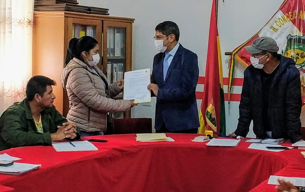 Gobierno Autónomo Municipal de Villa Vaca Guzmán reconoce el compromiso de la Defensoría del Pueblo y declara Huésped Ilustre al Delegado Defensorial Departamental de Chuquisaca