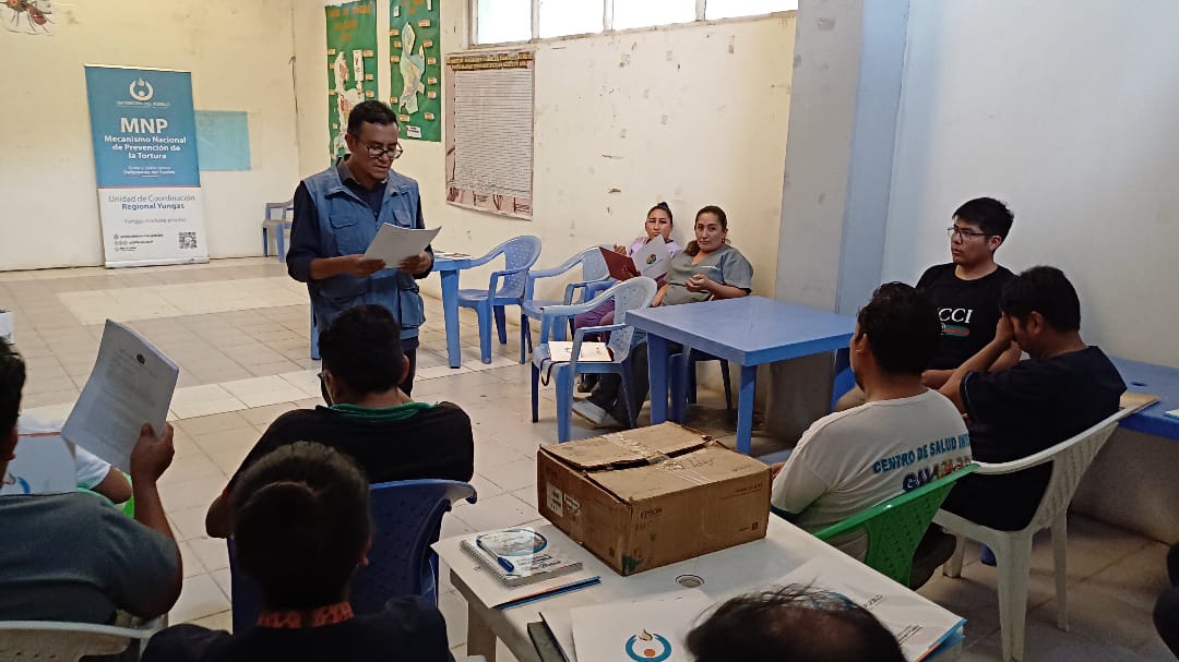 PROFESIONALES EN SALUD DE GUANAY Y TEOPONTE SE INFORMAN SOBRE LA SENTENCIA CONSTITUCIONAL 206/2014 (INTERRUPCIÓN LEGAL DEL EMBARAZO) EN TALLER DICTADO POR LA DEFENSORÍA DEL PUEBLO