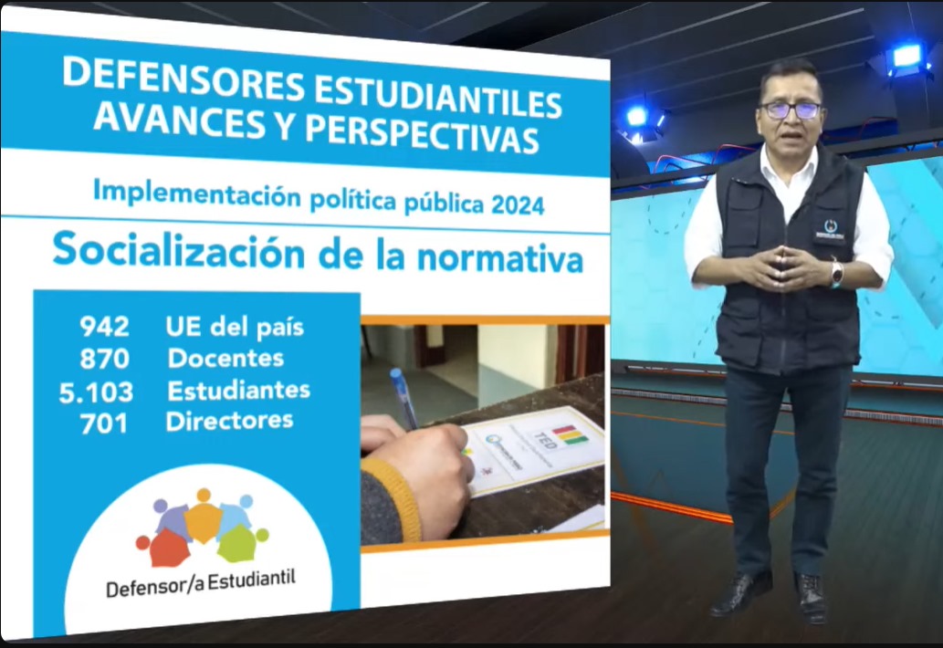 DEFENSOR DEL PUEBLO INSTA A COMUNIDAD EDUCATIVA A ROBUSTECER A DEFENSORES ESTUDIANTILES EN LA CONSTRUCCIÓN DE LA CONVIVENCIA PACÍFICA