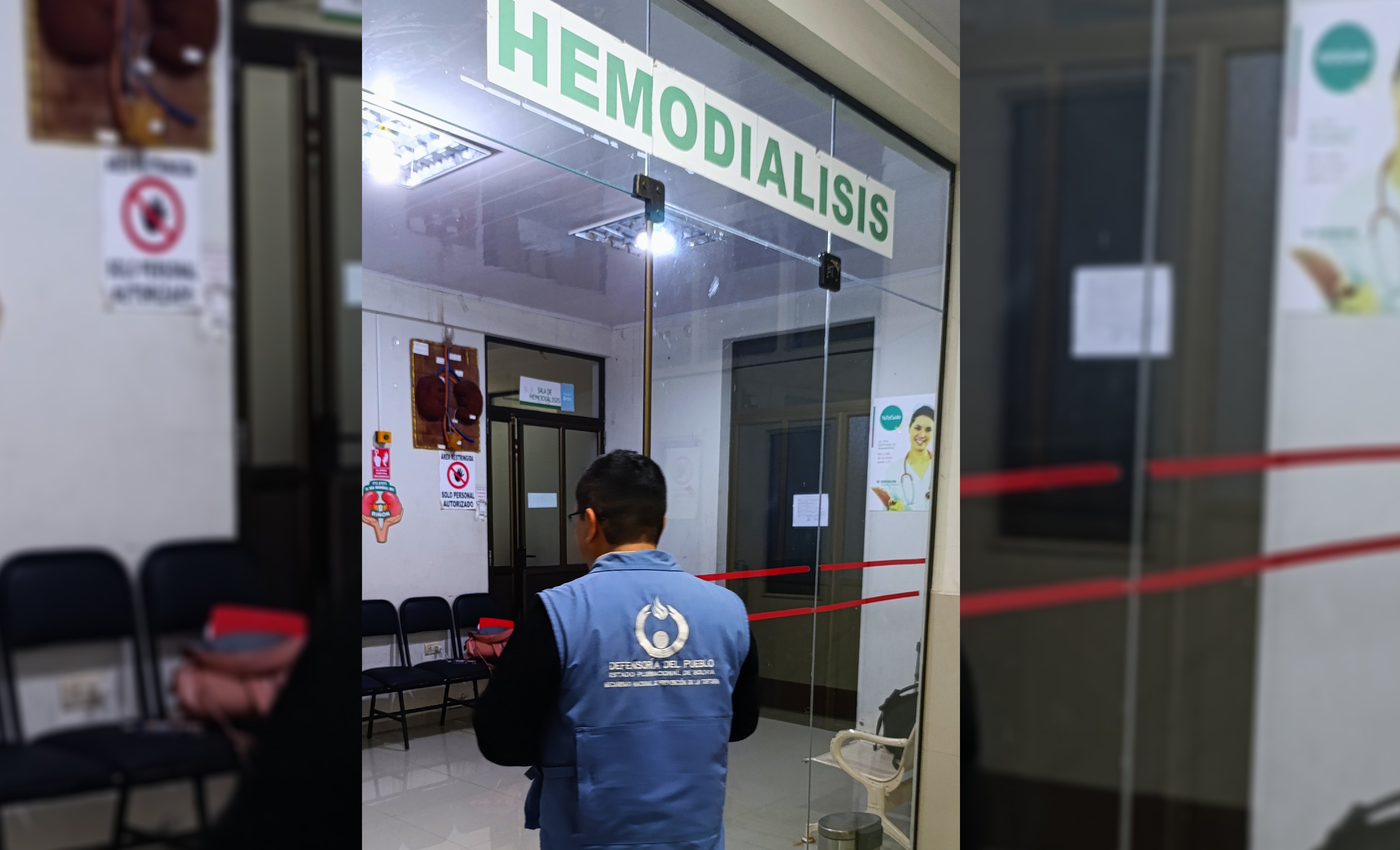 Defensoría del Pueblo verifica avances en la normalización del servicio de hemodiálisis en Yacuiba y mantiene seguimiento para garantizar el derecho a la salud