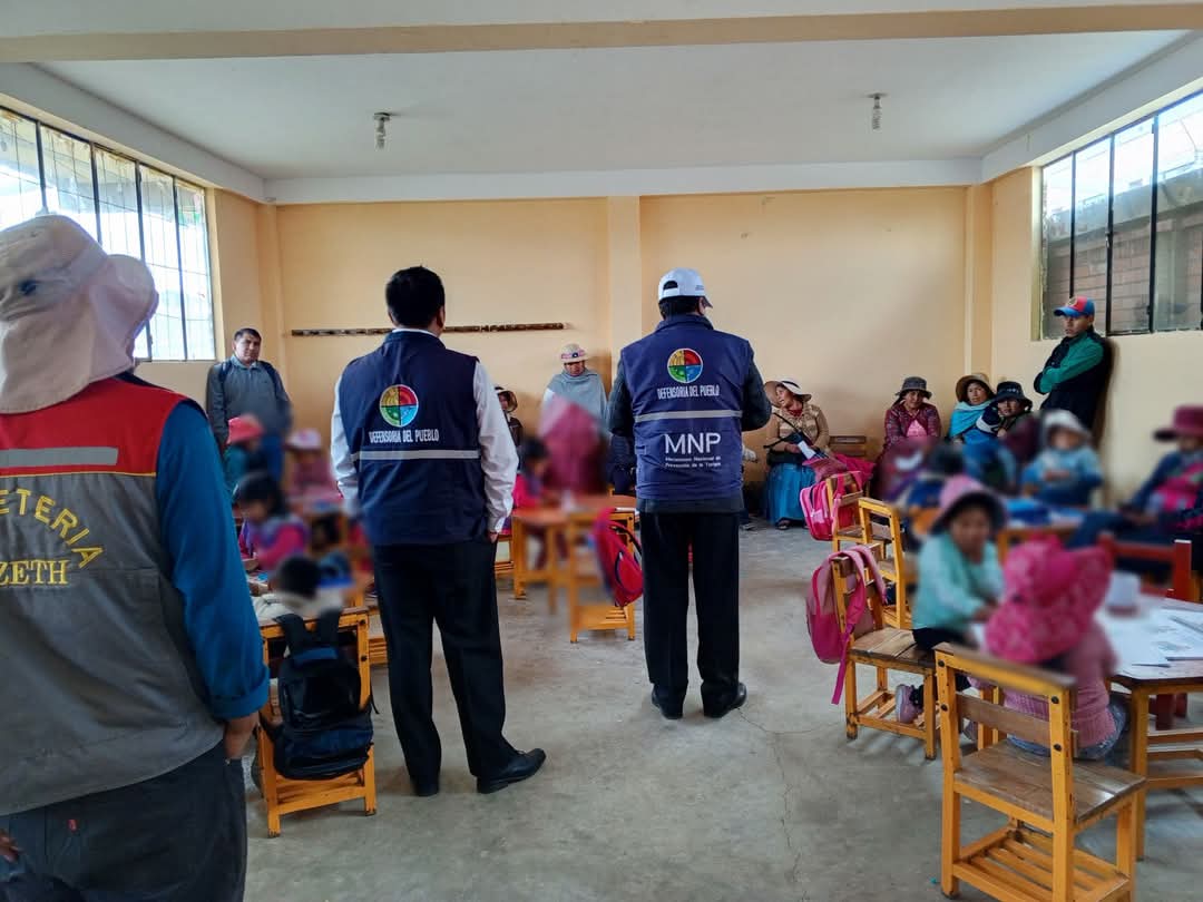 EL ALTO: DEFENSORÍA DEL PUEBLO CONTINUA CON LOS VERIFICATIVOS EN UNIDADES EDUCATIVAS POR EL DERECHO A LA EDUCACIÓN DE NIÑAS, NIÑOS Y ADOLESCENTES
