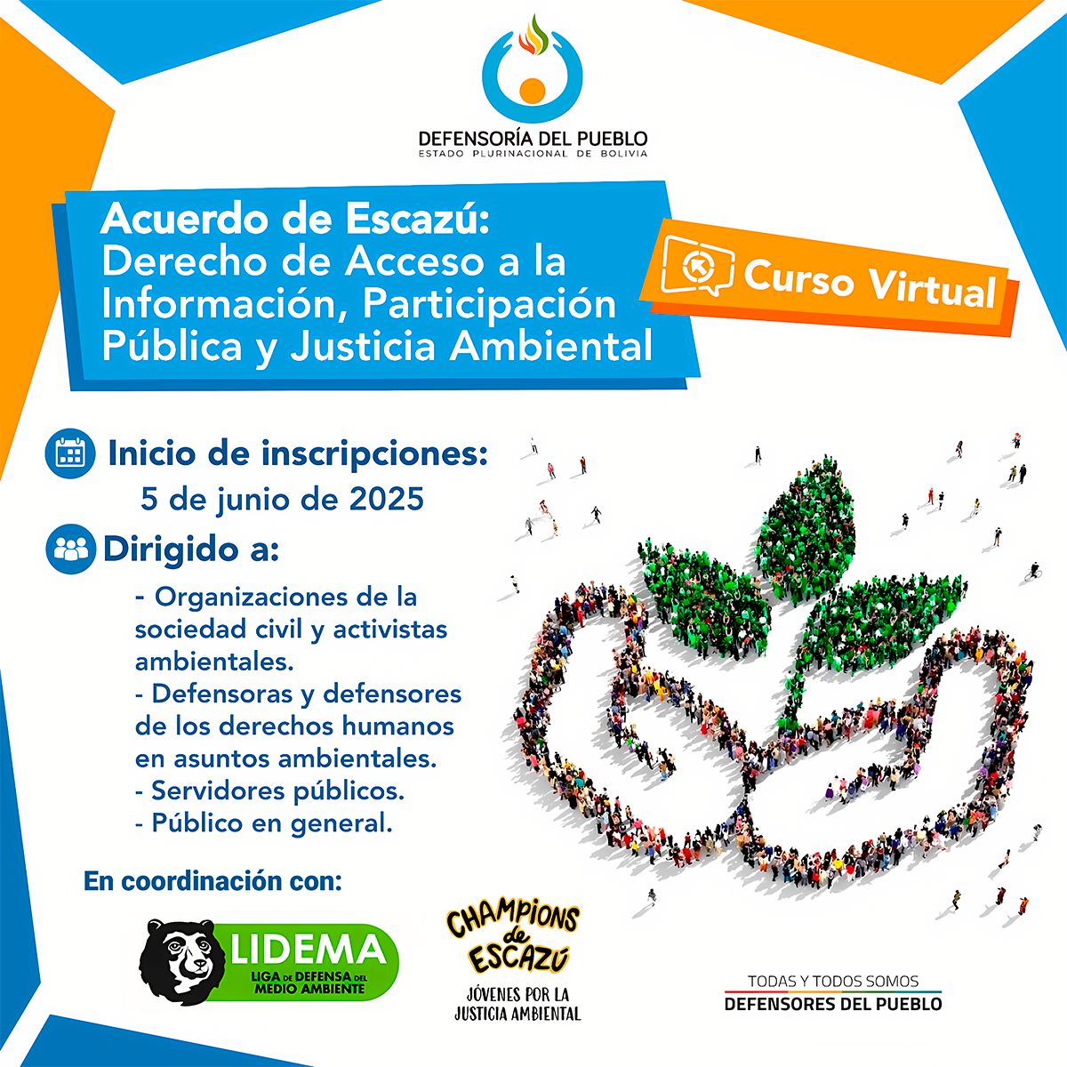 DEFENSORÍA DEL PUEBLO LANZA LA ESCUELA DE ESCAZÚ COMO UN MECANISMO PARA FORTALECER LA PROTECCIÓN DE LA MADRE TIERRA