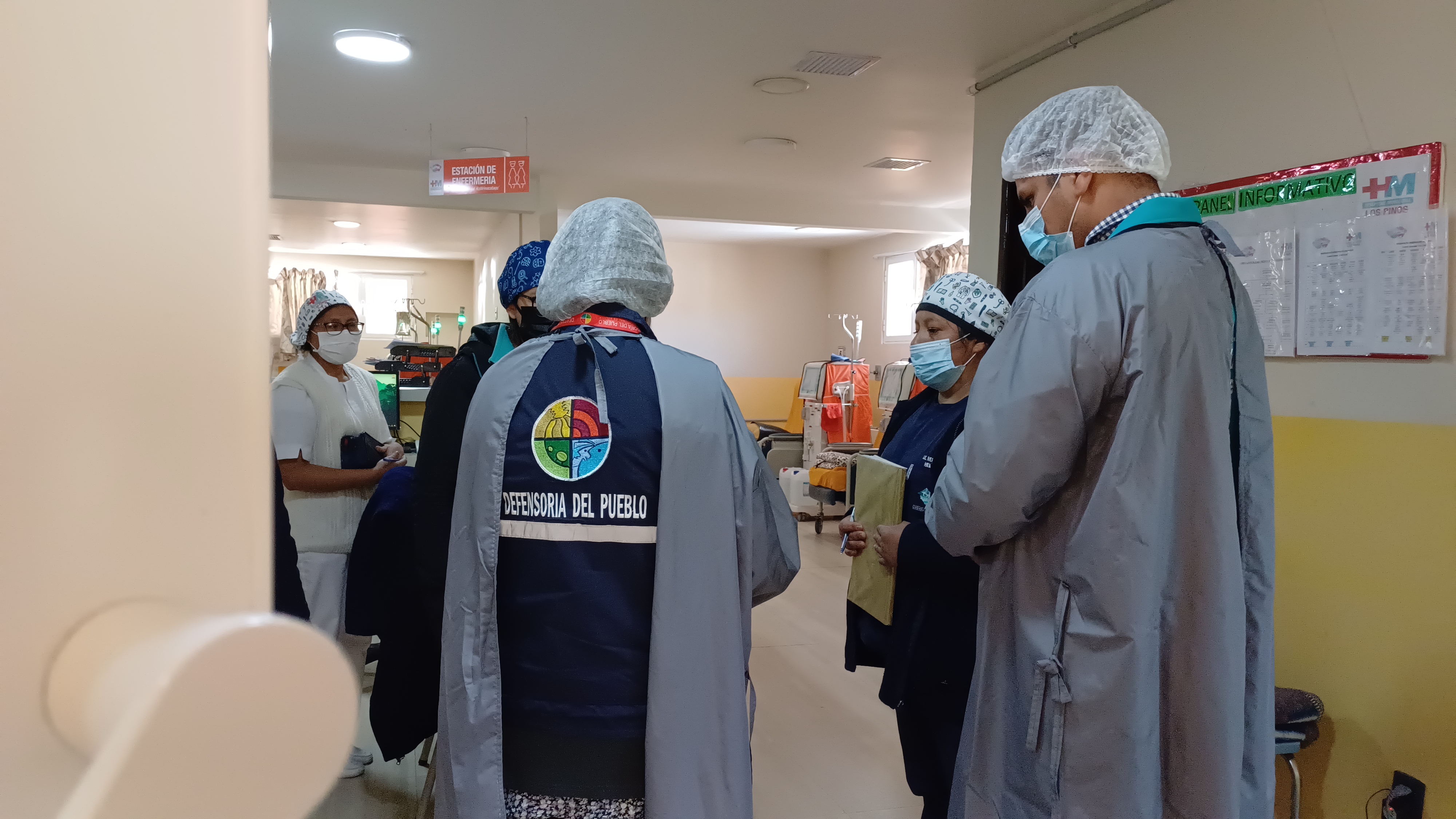 Defensoría del Pueblo verifica calidad de atención en unidades de hemodiálisis en hospitales de La Paz
