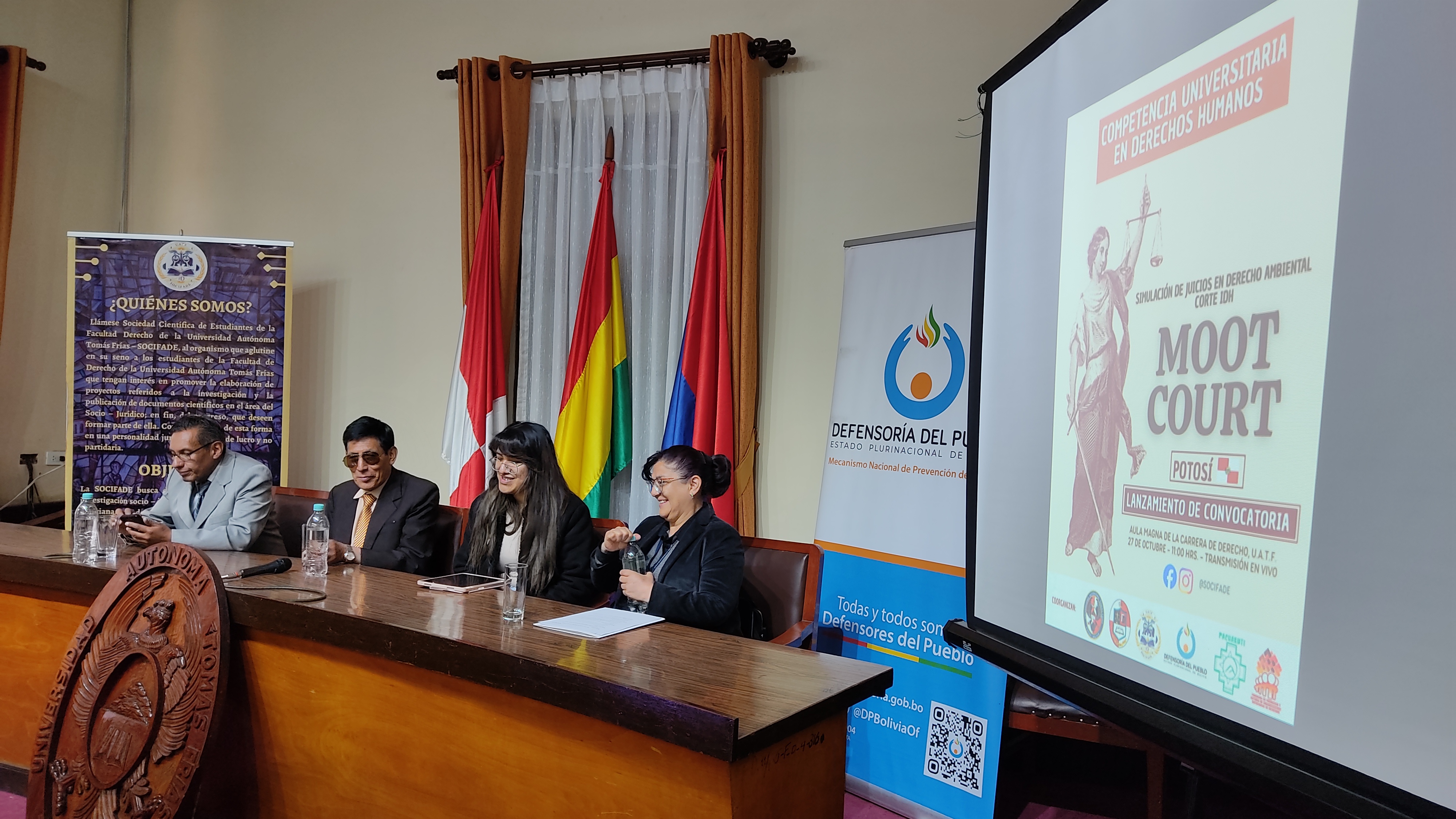 DEFENSORÍA DEL PUEBLO IMPULSA COMPETENCIA UNIVERSITARIA SOBRE DERECHOS HUMANOS Y MEDIO AMBIENTE