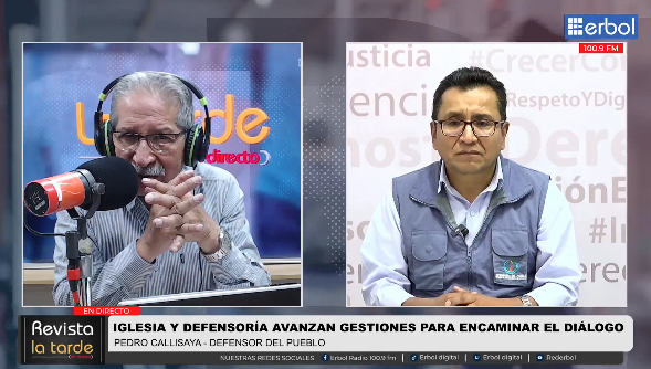 DEFENSOR DEL PUEBLO REITERA NECESIDAD DE UN “DIÁLOGO EFECTIVO” PARA SUPERAR LA CRISIS Y EVITAR MAYOR CONFRONTACIÓN