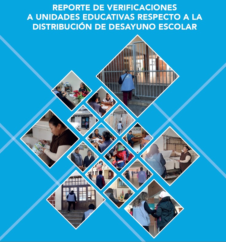 VERIFICATIVO DE LA DEFENSORÍA DEL PUEBLO DEVELA QUE CRISIS Y CONFLICTOS SOCIALES ESTARÍAN AFECTANDO DISTRIBUCIÓN DEL DESAYUNO ESCOLAR