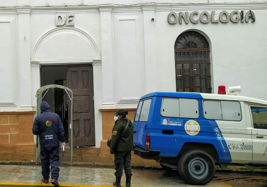 Defensoría del Pueblo, inicia investigación formal por ausencia de especialista en el Instituto Chuquisaqueño de Oncología ICO