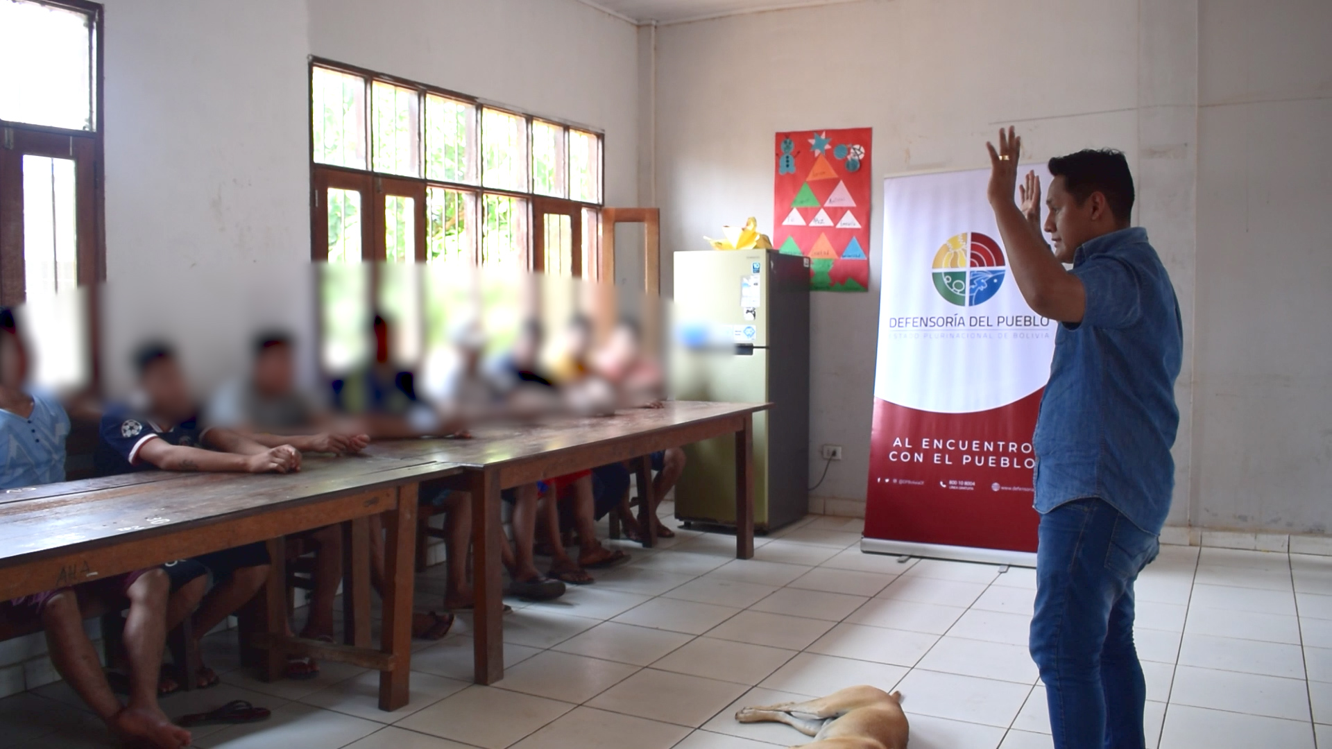 LA DELEGACIÓN DEFENSORIAL PANDO, REALIZÓ CHARLA INFORMATIVA SOBRE LIDERAZGO Y PROYECTO DE VIDA PARA ADOLESCENTES CON RESPONSABILIDAD PENAL DE VILLA BUSCH.