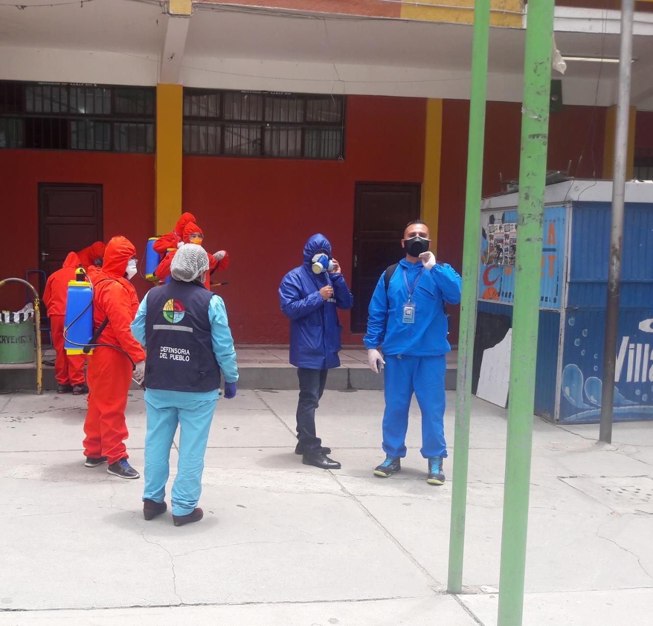 DELEGACIÓN DEFENSORIAL LA PAZ VERIFICA LA CAPACITACIÓN EXTRAORDINARIA A JURADOS ELECTORALES CONSTATANDO MEDIDAS DE BIOSEGURIDAD