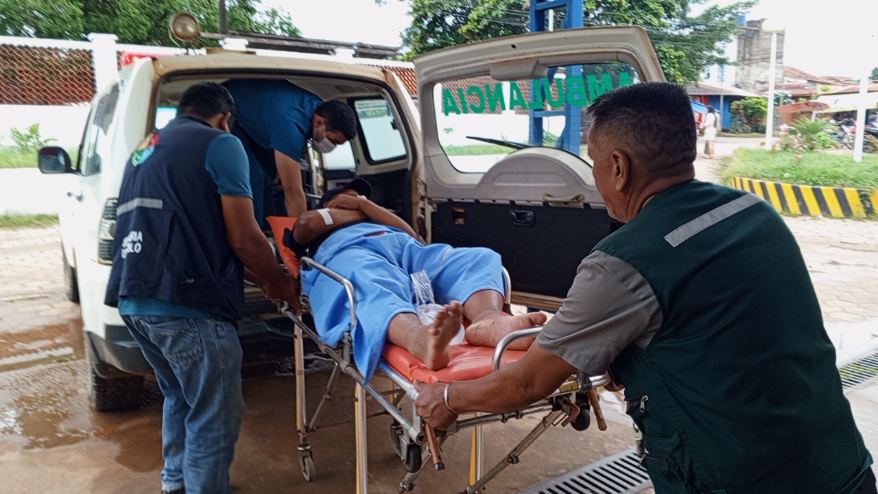 DEFENSORÍA DEL PUEBLO BRINDA ACOMPAÑAMIENTO Y GARANTIZA ATENCIÓN MÉDICA A LÍDER INDÍGENA CHANITO MATAHUA, VÍCTIMA DE MORDEDURA DE SERPIENTE