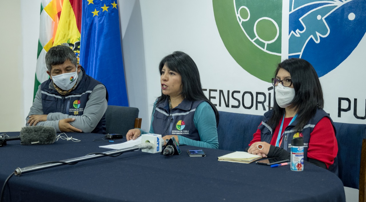 Defensora del Pueblo advierte con un juicio de responsabilidades en contra de la Presidenta Jeanine Áñez si continúa la obstaculización a la institución defensorial