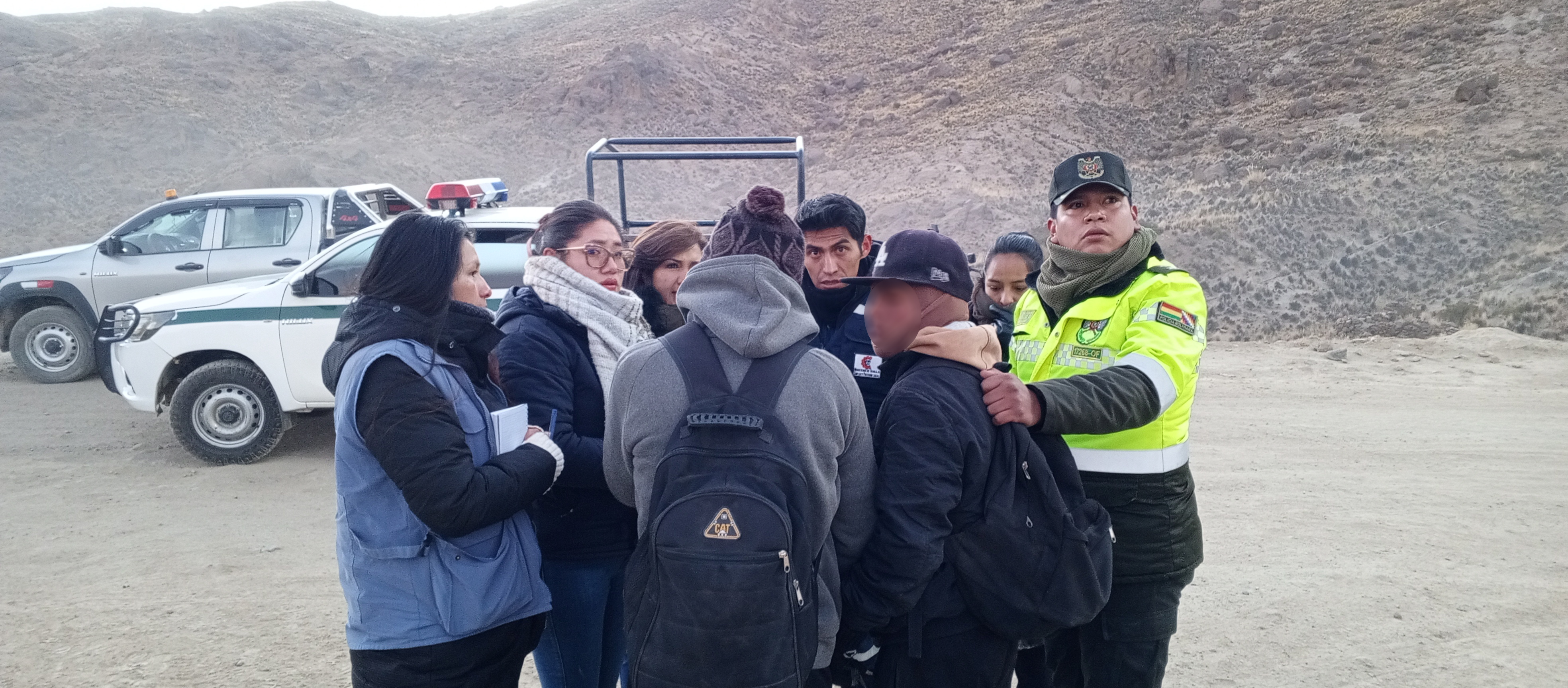 DEFENSORÍA DEL PUEBLO ACOMPAÑA OPERATIVO EN PORCO QUE IDENTIFICA A 15 ADOLESCENTES QUE PRETENDÍAN INGRESAR A TRABAJAR EN INTERIOR MINA