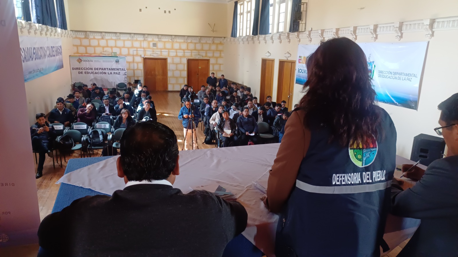 Defensoría del Pueblo impulsa la implementación del Defensor Estudiantil en los 74 Distritos Educativos del departamento de La Paz